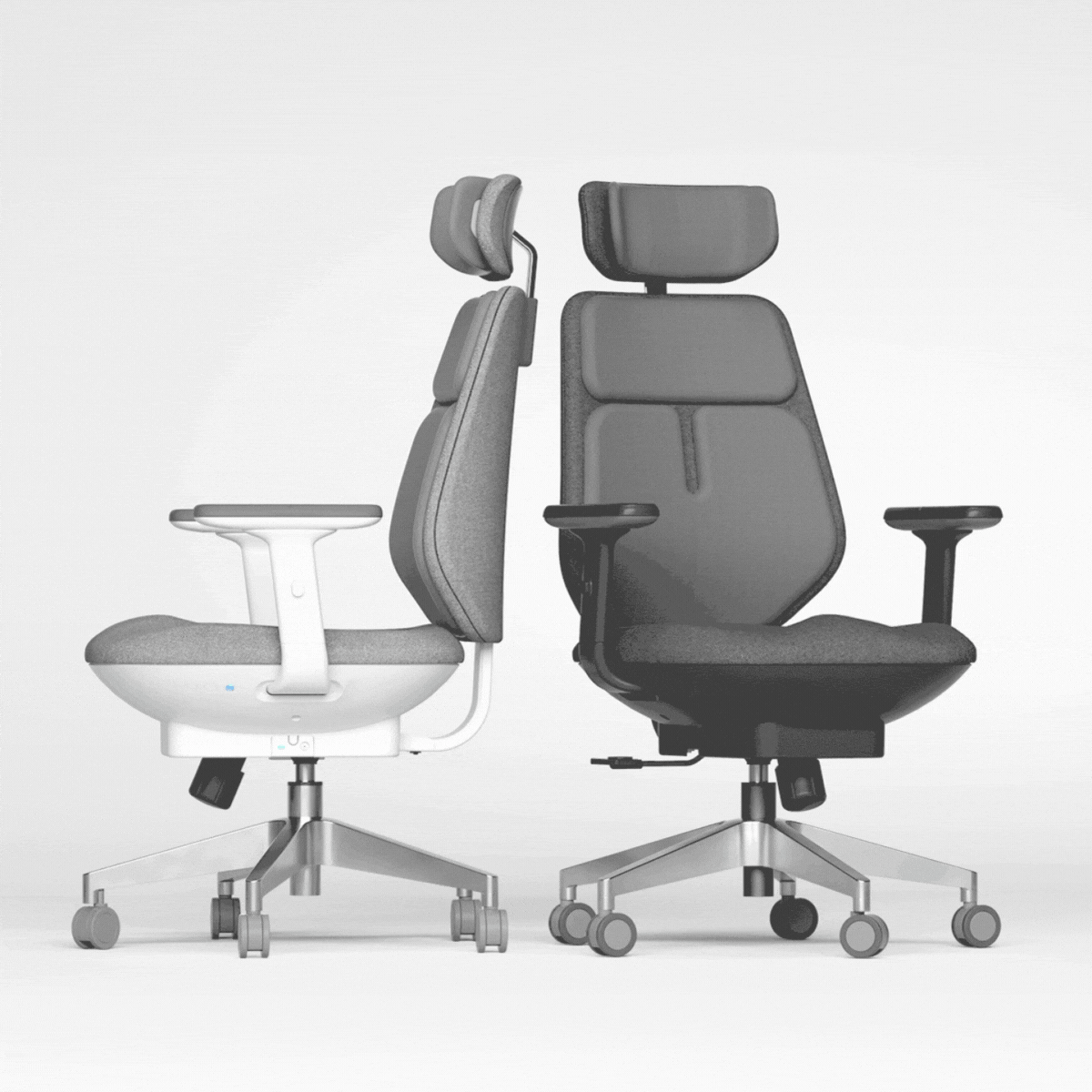 Air‑Smart Ergonomic Office Chair – Dynamic Lumbar & Smart Sitting Assistant