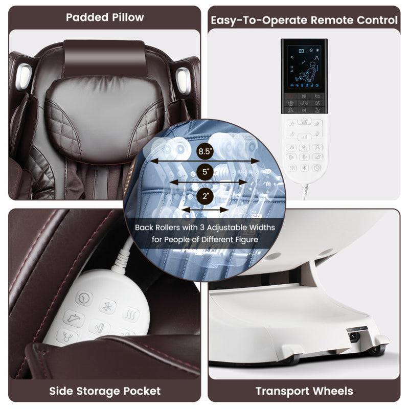 [Lifetime Warranty (Limited-Time Offer)] Provox 27-Comfort Full Body Massage Chair with SL Track Airbags Heating