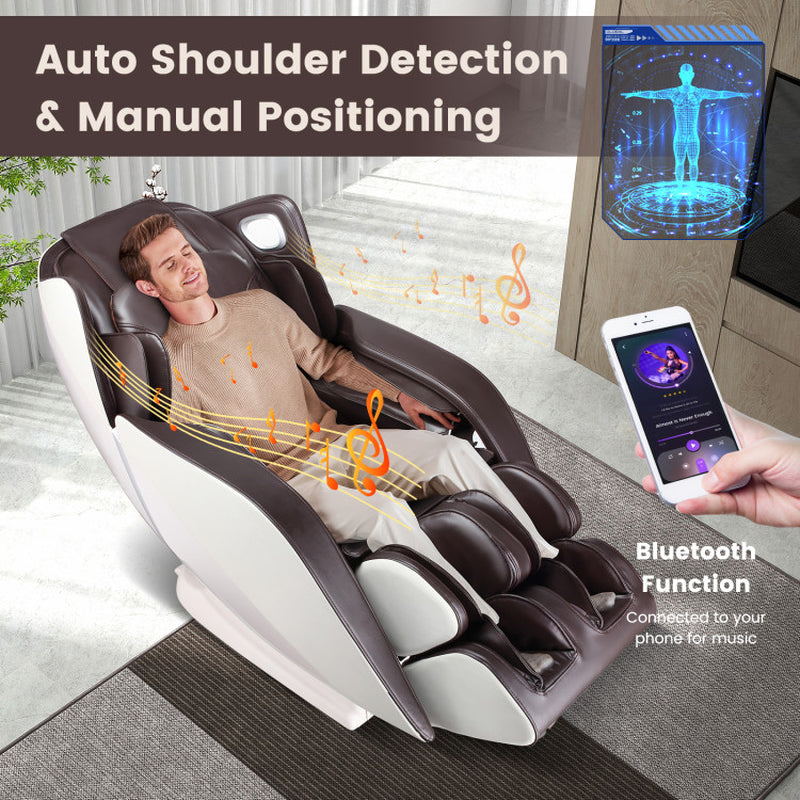 [Lifetime Warranty (Limited-Time Offer)] Provox 27-Comfort Full Body Massage Chair with SL Track Airbags Heating